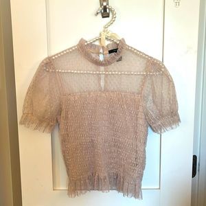 Forever 21 Mesh Blouse